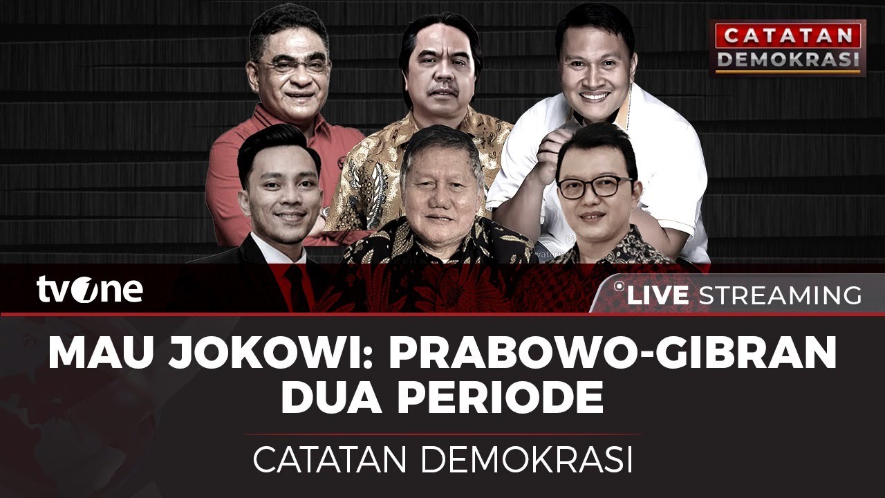 [LIVE] Mau Jokowi: Prabowo-Gibran Dua Periode | Catatan Demokrasi tvOne