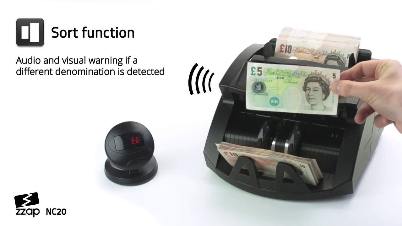 ZZap NC20i Banknote Counter