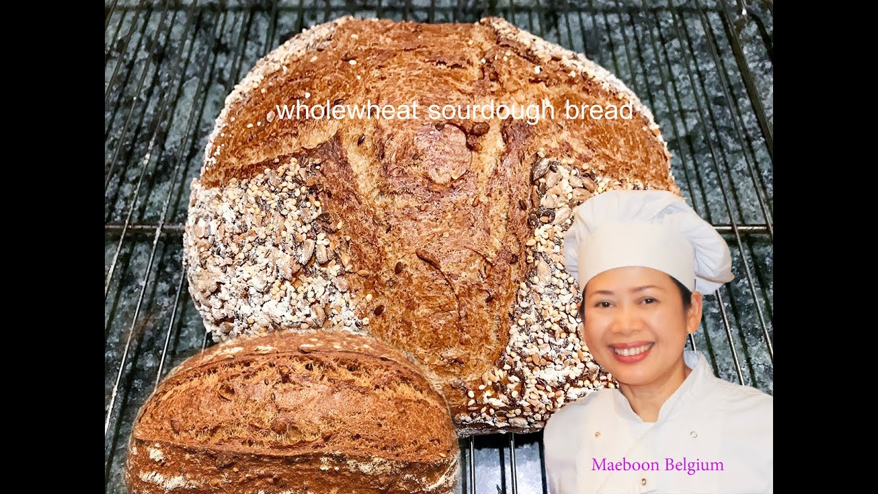 ขนมปังซาวโดว์ โฮลวีต wholewheat sourdough bread first experienced