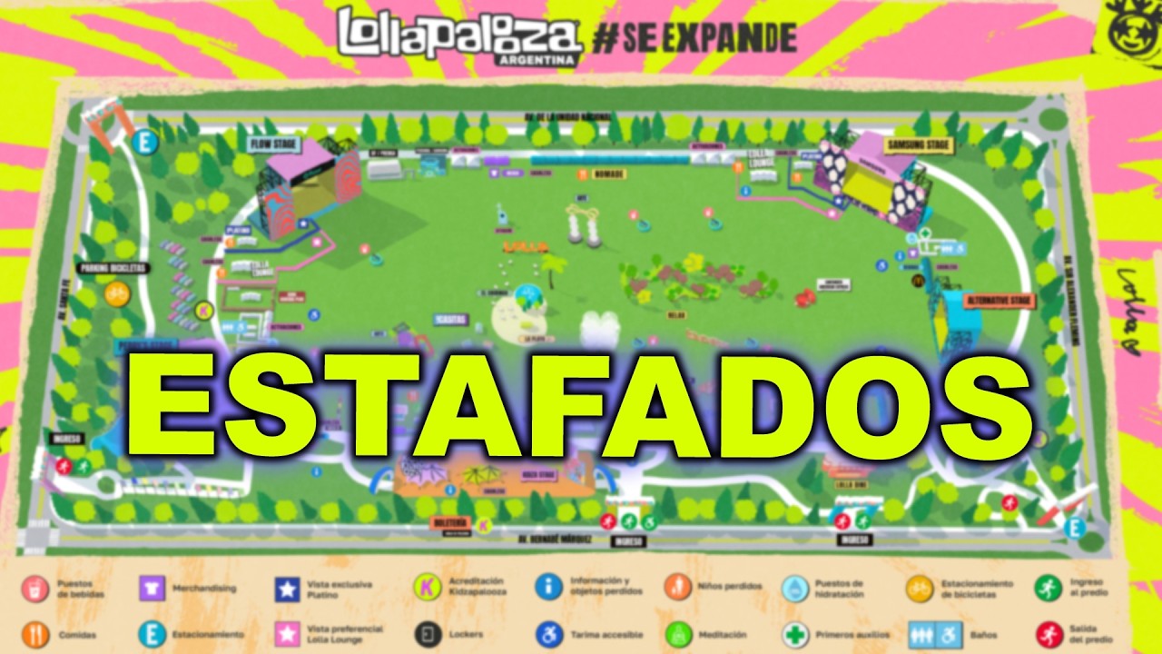 Campo VIP en el Lollapalooza