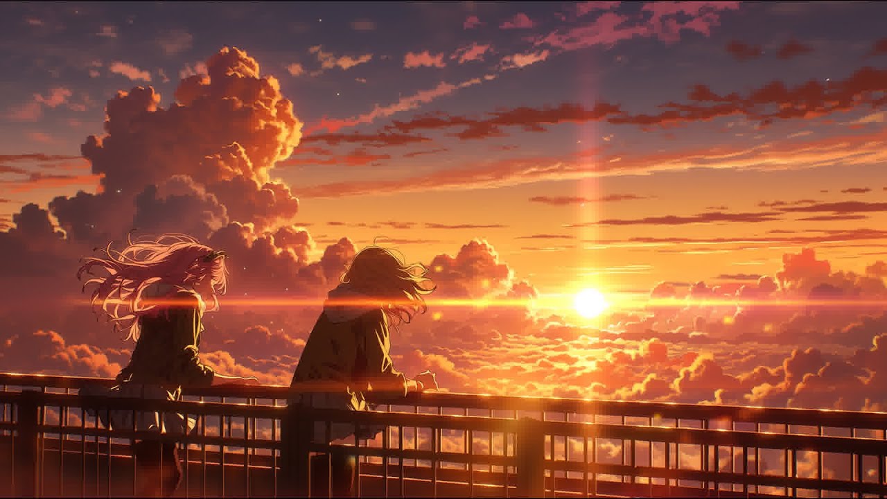 chromatic sunset... - retrowave for studying