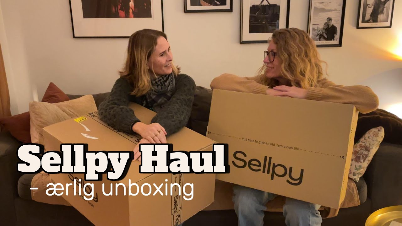 Sellpy unboxing: Genbrugstøj for 1000kr. - hvad fik vi?