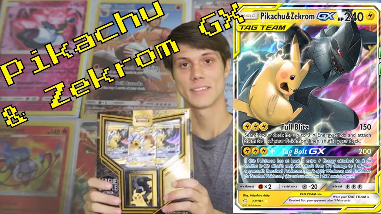 Pokemon Theme Decks: Worth Buying!/Pikachu and Zekrom GX League Battle Deck