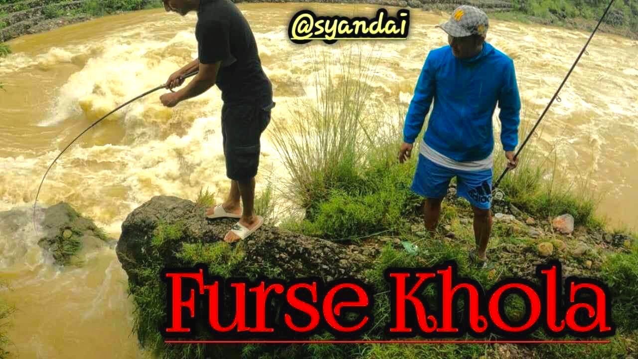 Amazing Hook And Rod Fishing In Furse Khola || Furse Khola Fishing || Fishing Nepal 🇳🇵