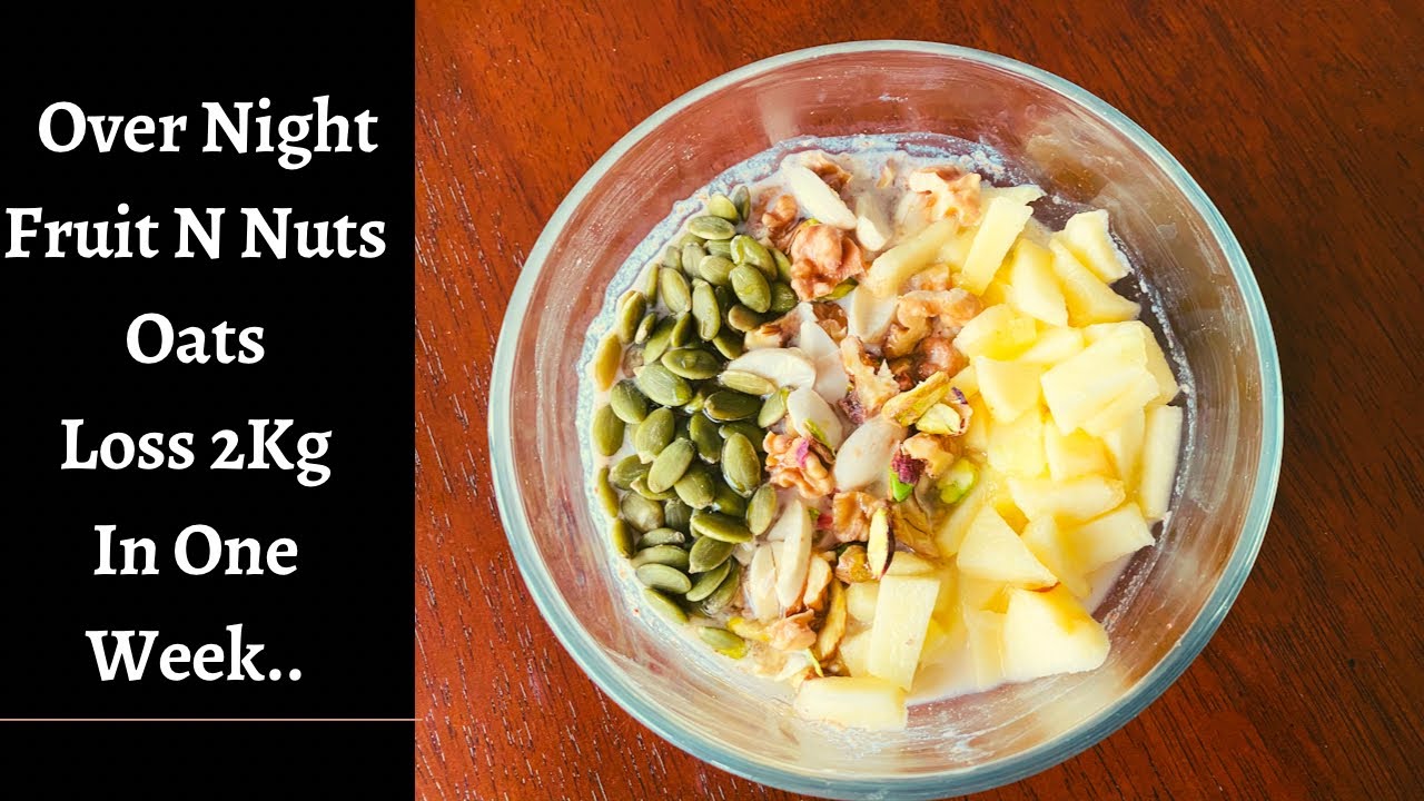 2Nd Video Of The Day Overnight Oats 🥗 ll Loss 2Kg In One Week ll ఓవర్ నైట్ ఓట్స్ ll Diet Breakfast