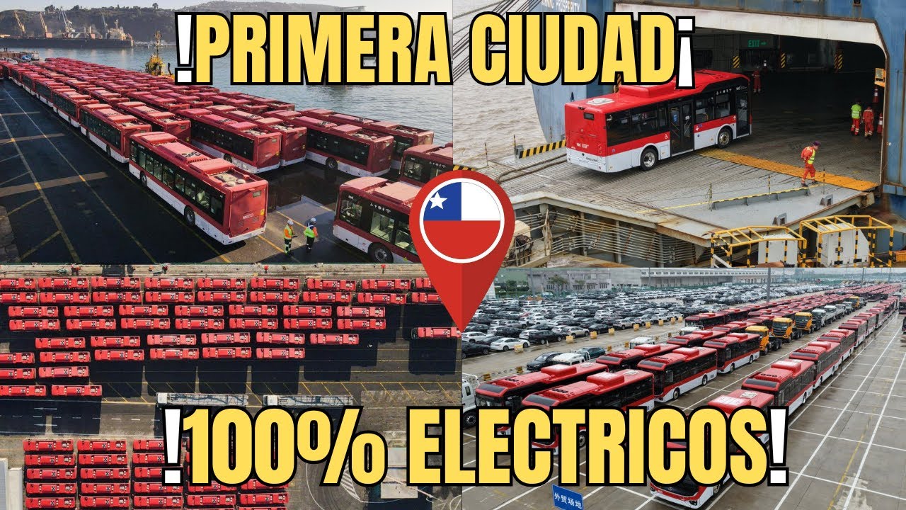 &iexcl;Copiap&oacute; hace historia primera ciudad de Chile 100% buses electricos!
