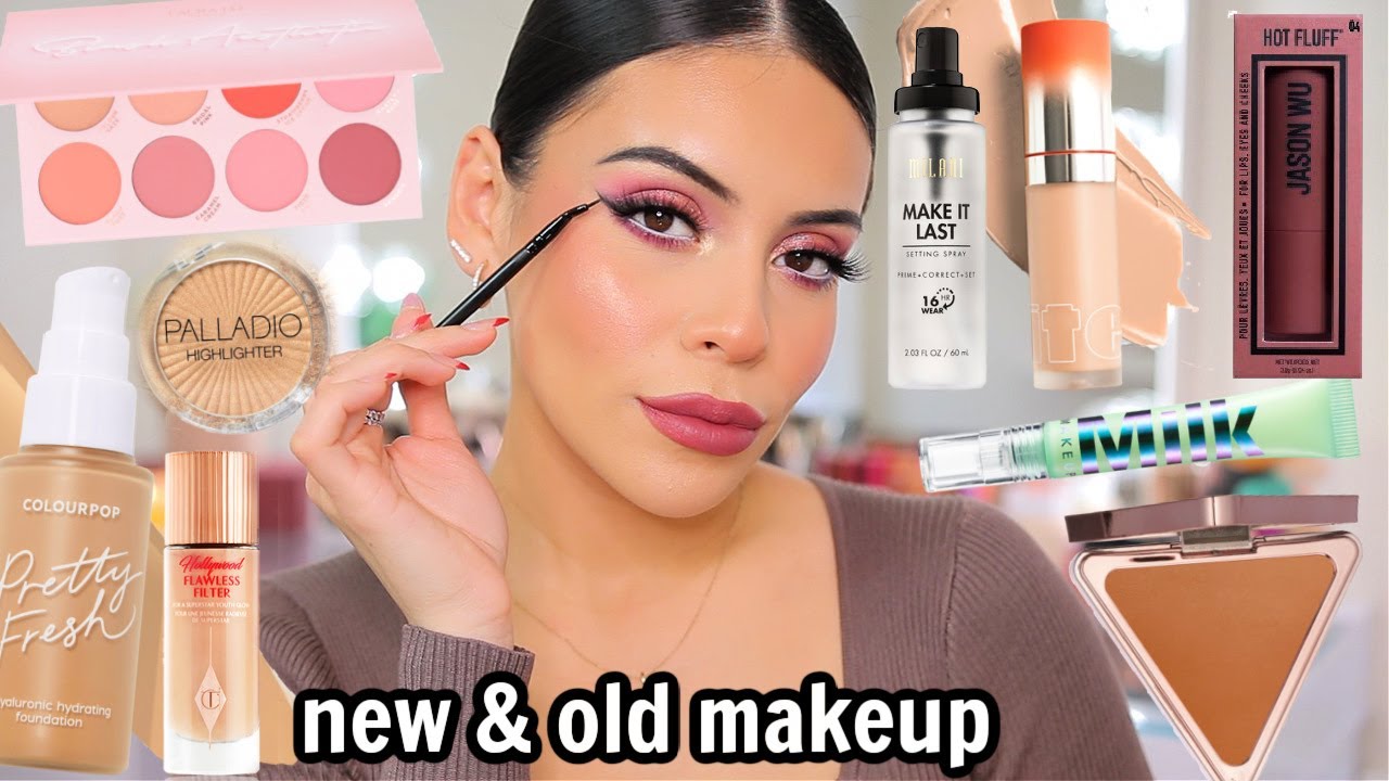 GET READY WITH ME USING NEW & OLD MAKEUP (hits & misses)