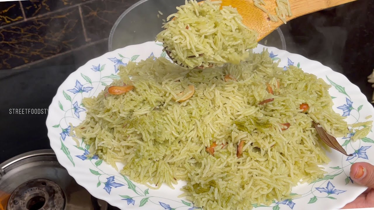 Hostel Style Coriander Rice | Street Food