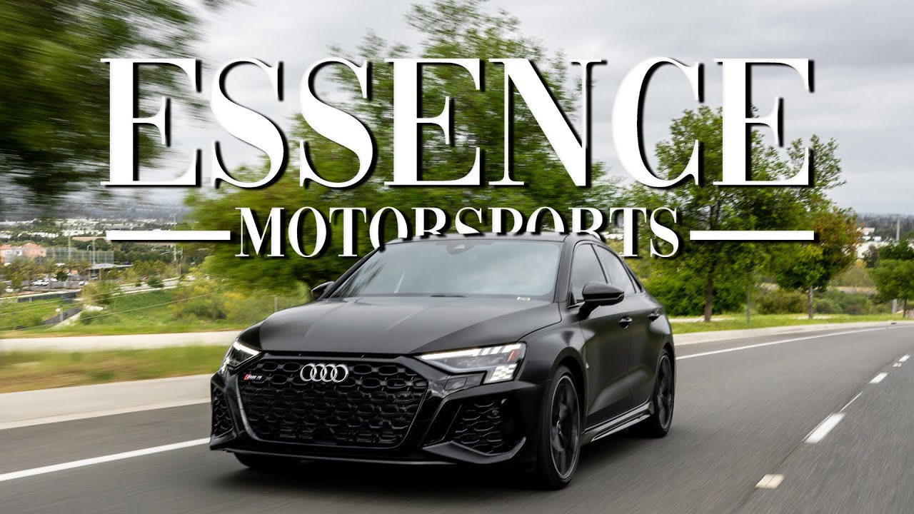 You Won't Believe How Good This Audi RS3 Looks in Satin Black Vinyl Wrap