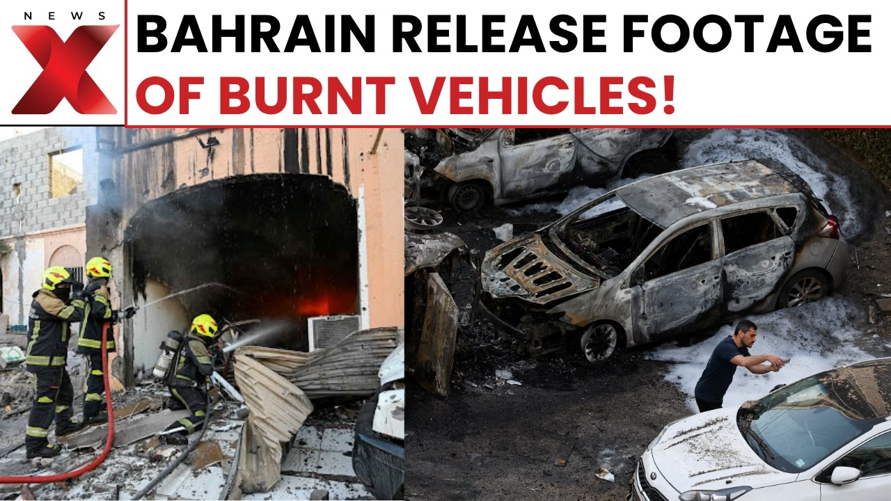 Bahrain Releases Footage of Damage Following Iranian Drone Interception | WAR NEWS