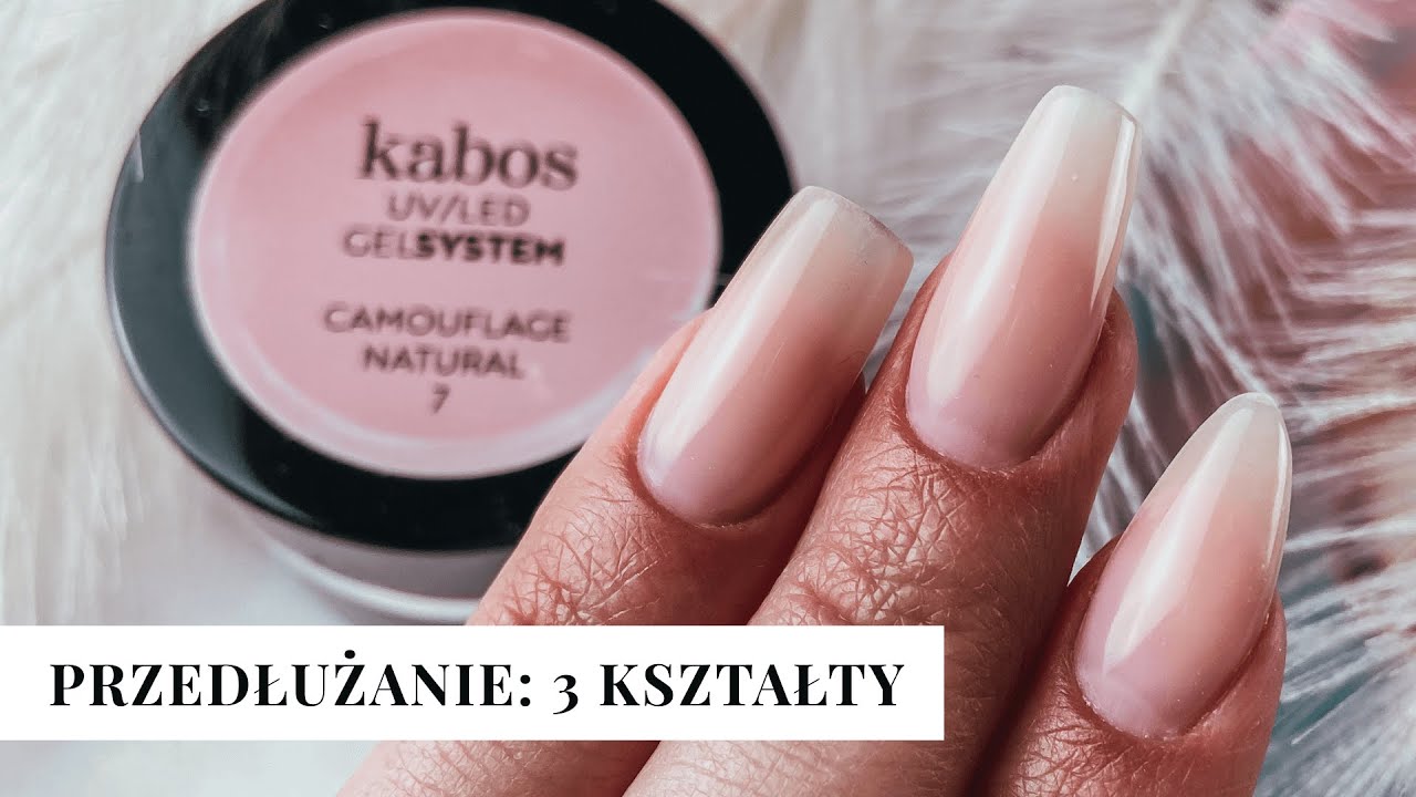 PRZEDŁUŻANIE ŻELEM: 3 KSZTAŁTY | Migdał, ballerina oraz kwadrat - przedłużanie na szablonie