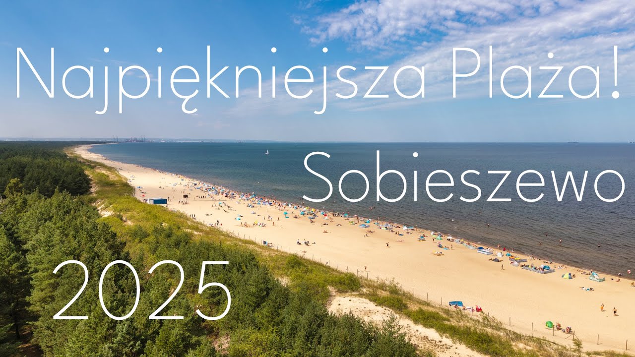 Plaża Wyspy Sobieszewskiej z drona | Najpiękniejsza plaża Gdańska – sierpień 2025