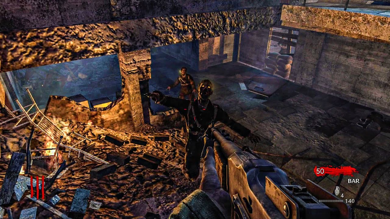 WORLD AT WAR ZOMBIES: NACHT DER UNTOTEN GAMEPLAY! (NO COMMENTARY)