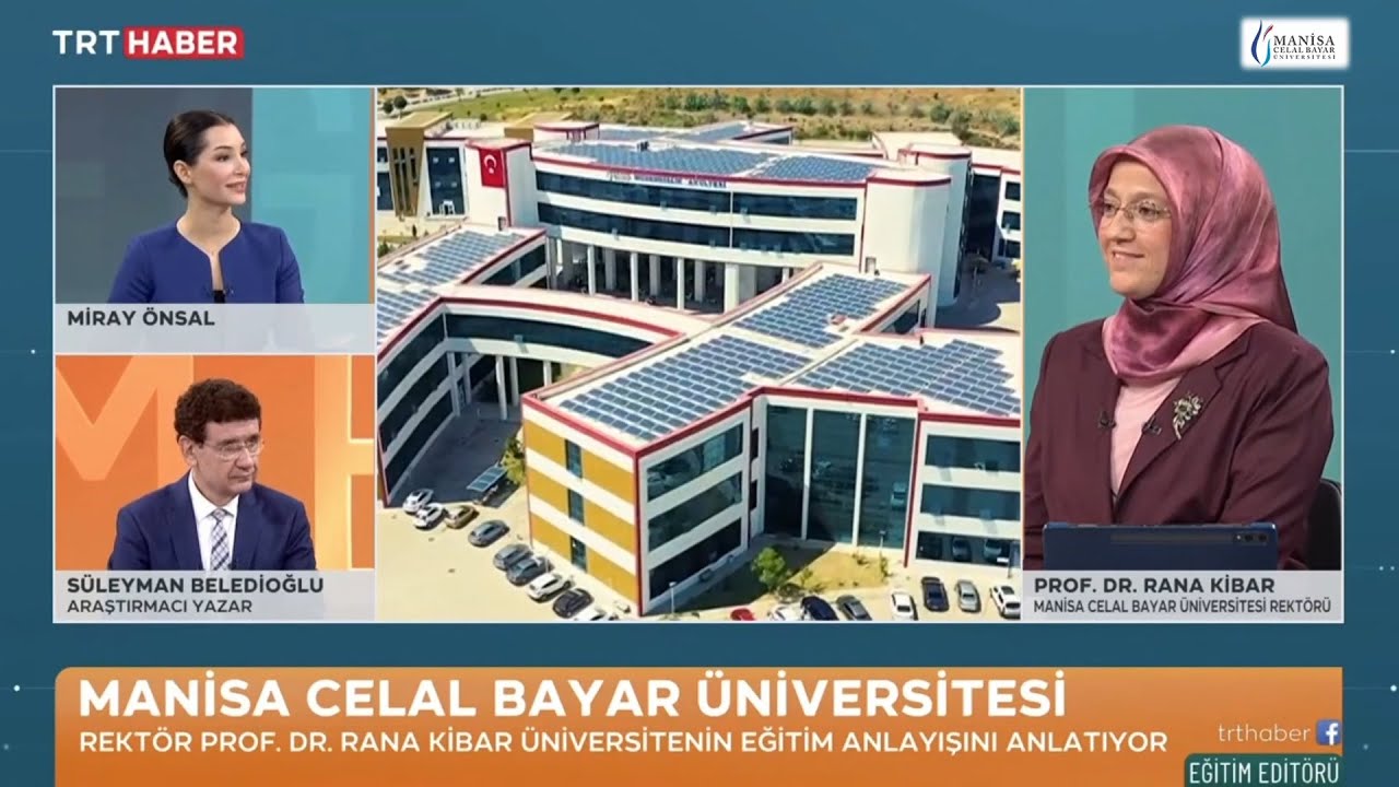Rektörümüz Prof. Dr. Rana Kibar TRT Haber de Tercih Dönemini Değerlendirdi