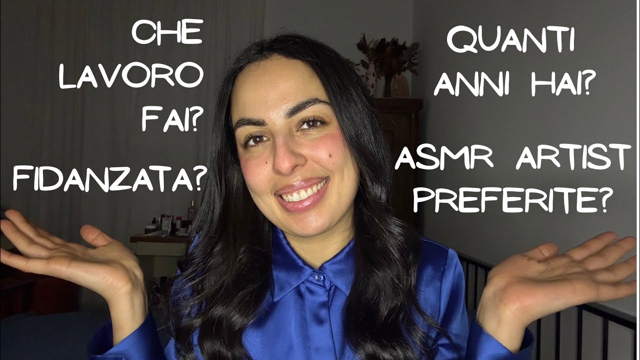 ASMR Q&A CURIOSITÀ SU DI ME RISPONDO A TUTTE LE VOSTRE DOMANDE (speciale 1000 iscritti 🫶🏼)