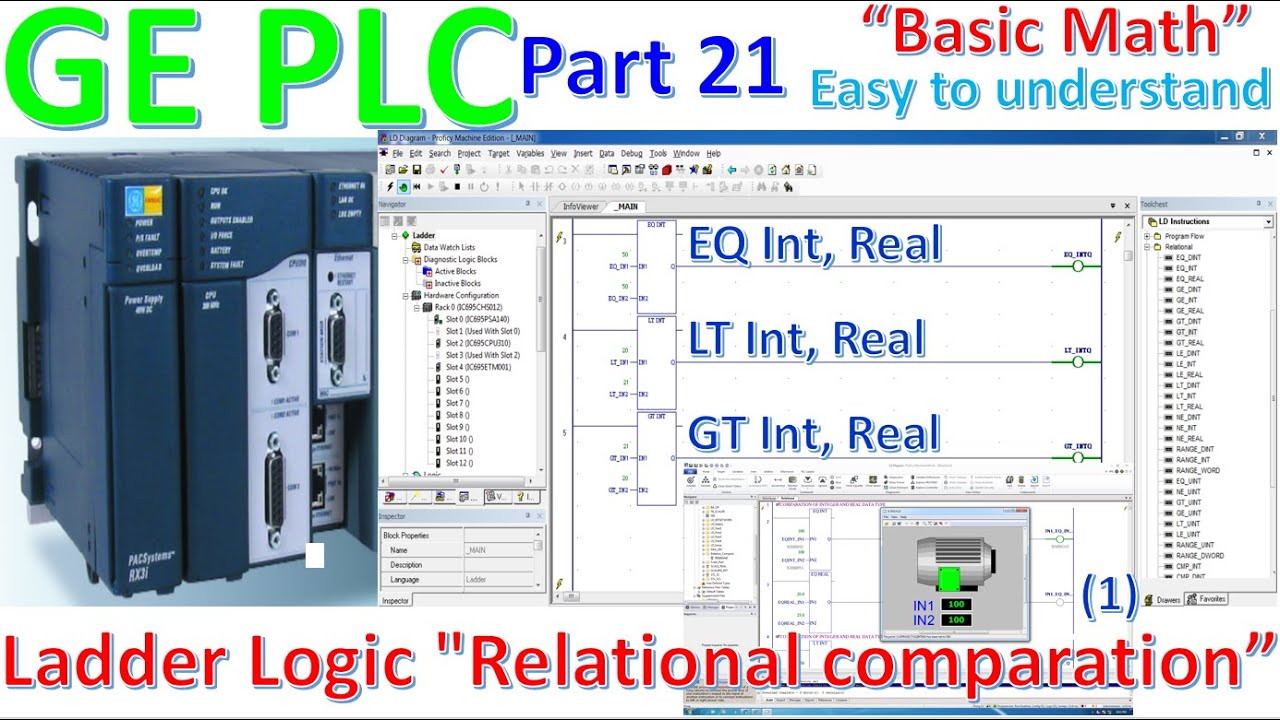 Proficy Machine Edition software connect with PLC GE about 