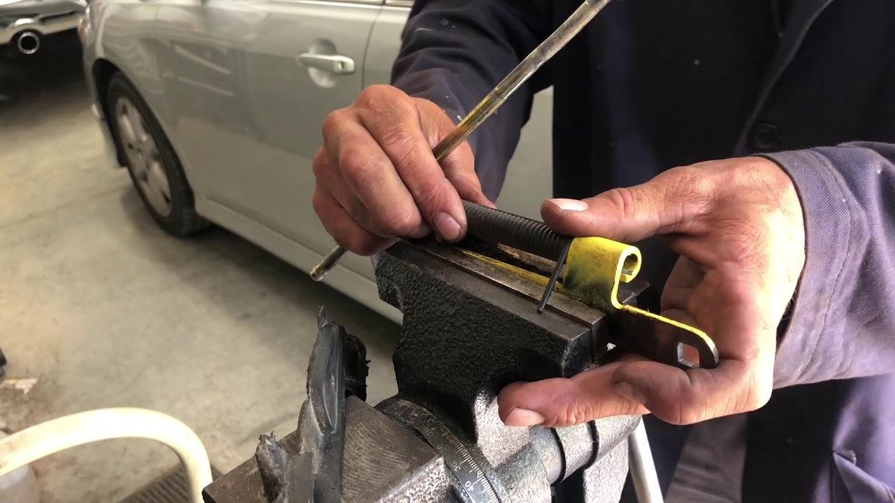 HOW TO REPLACE A MOWER DECK CHUTE ON A JOHN DEERE LAWN TRACTOR 42,44,48,54'