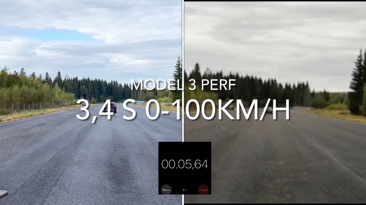 Volkswagen ID.4 Pro Performance vs Tesla Model 3 Performance 0-100 km/h