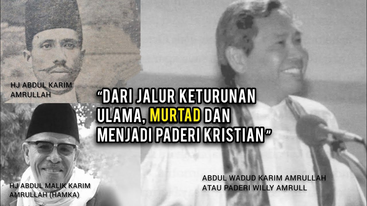Kisah Adik Buya Hamka Jadi Paderi Kristian “Murtad” Keluar Islam