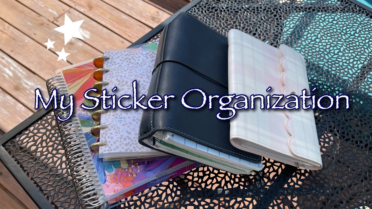 How I Organize All My Planner Stickers