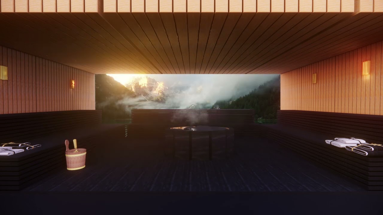 Ambient Relaxation | Swiss Alps Sauna