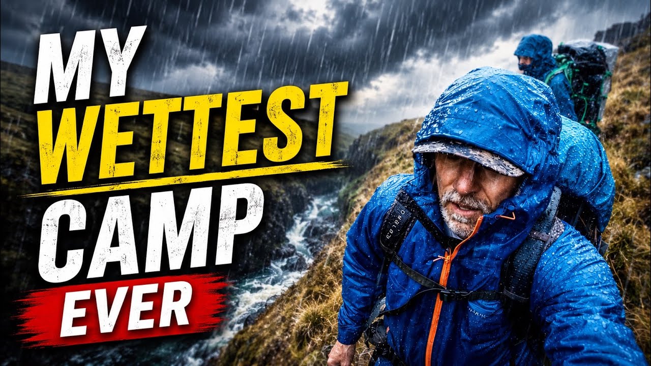 Wild Camping in Relentless Lake District Rain | Hilleberg Allak