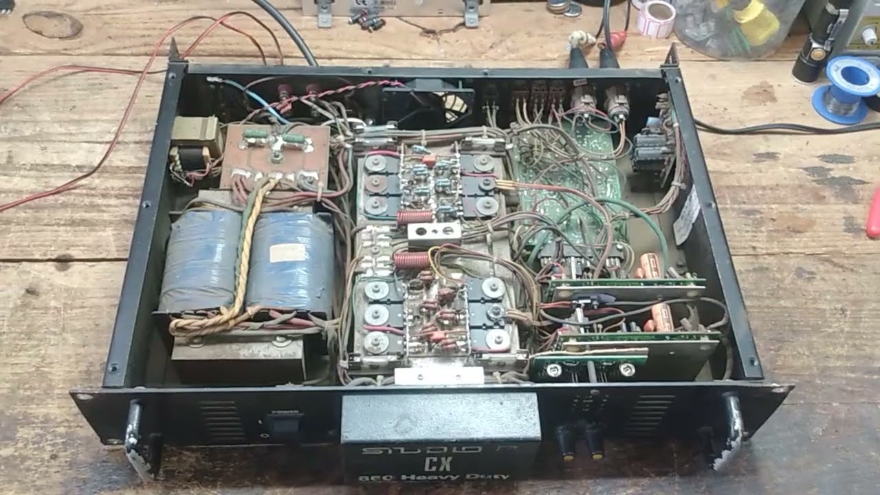 Amplificador STUDIO R CX860 Heavy Duty