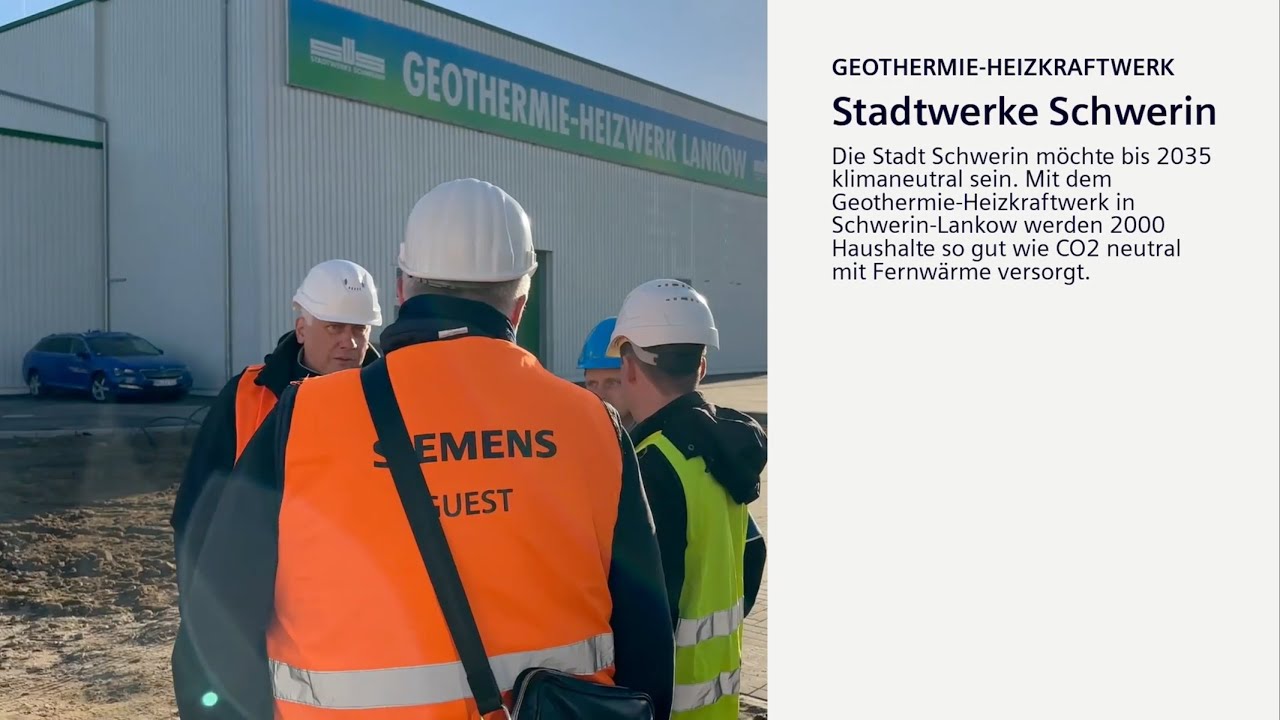 Geothermie Heizkraftwerk Schwerin-Lankow |  Mit Siemens Niederspannungs-Schaltanlagen