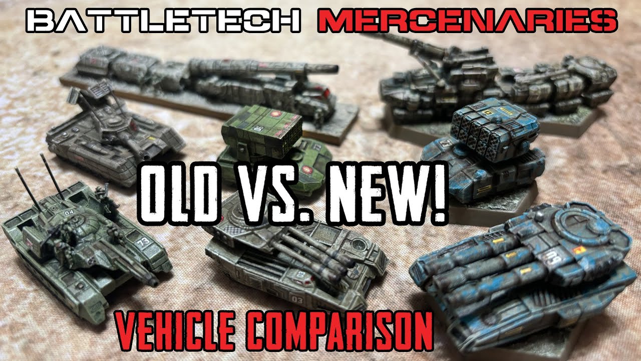 Battletech Old Vs. New Vehicle Models