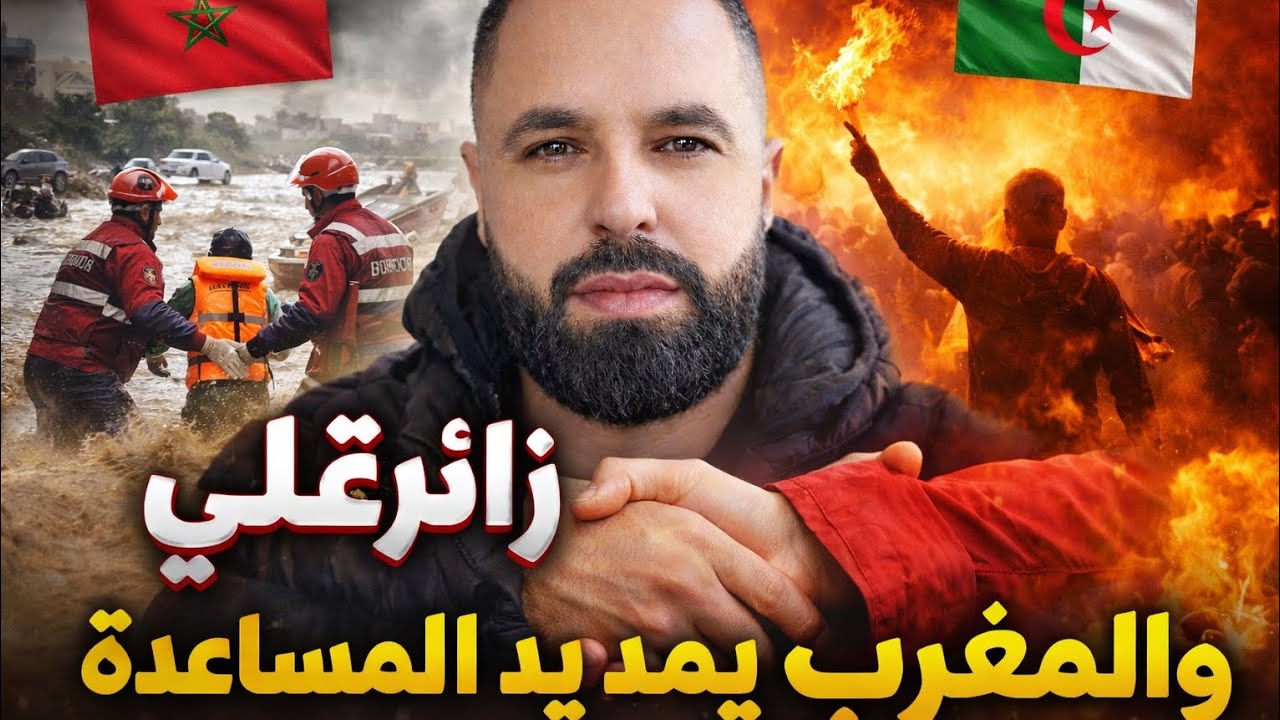 ناري 🔥 سلطات الجزائرية تخرج سكان من منازلها بي قوة  والمغرب يمد المساعدات