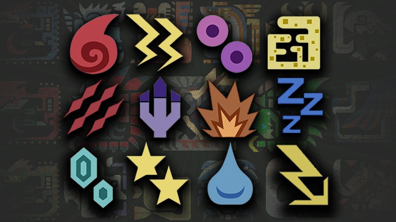 Monster Hunter World: All Elemental Blights & Abnormal Status