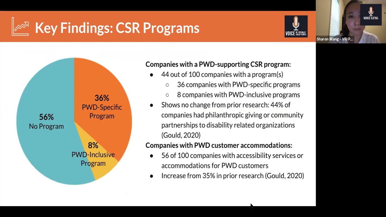 VRI 2021: Representation of Persons with Disabilities in CSR Programs