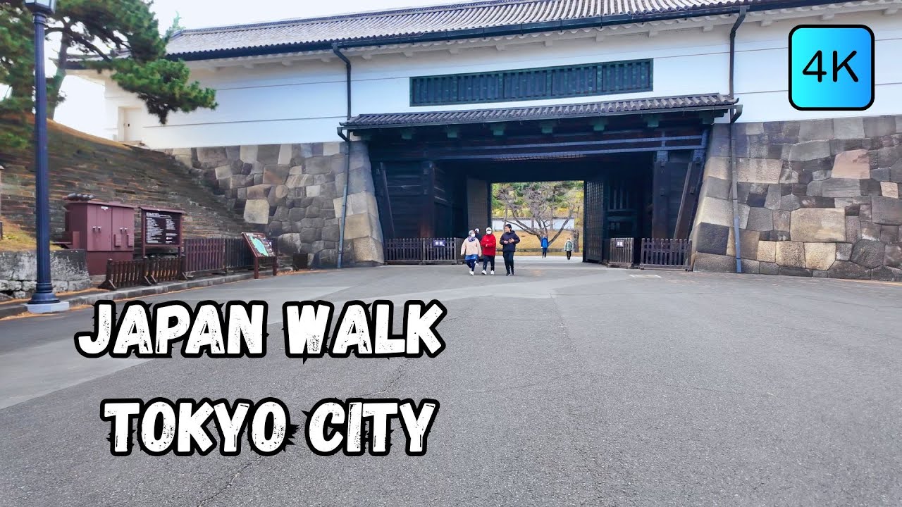 [Japan Walk 4K] japan walking tour in Tokyo Imperial Palace | japan4k60fps