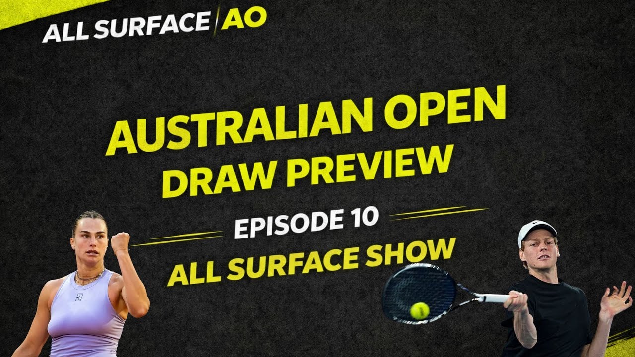 Australian Open Draw Preview | All Surface Show – Episode 10