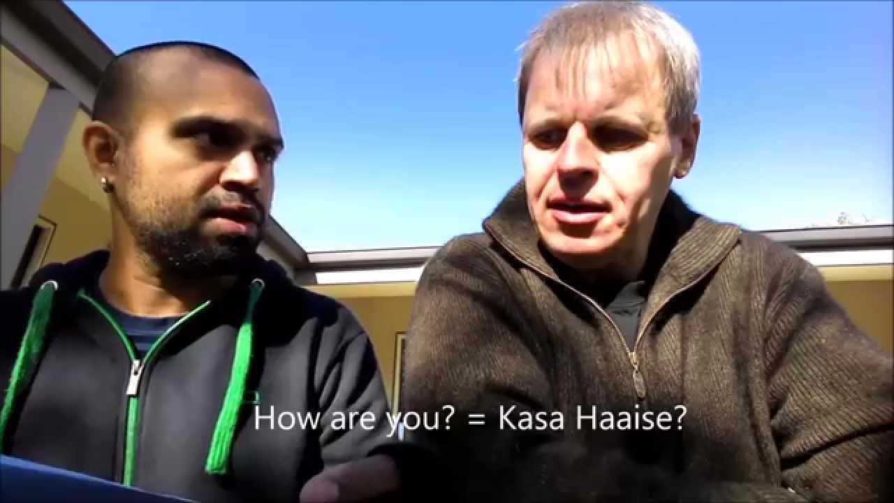 Kiwi Speaking East Indian Marathi Language