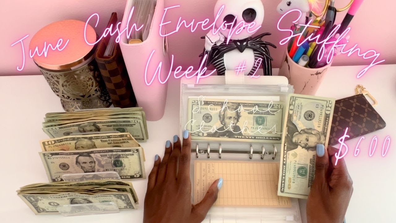 $600 Cash Envelope Stuffing | June 2023 | Sinking Funds