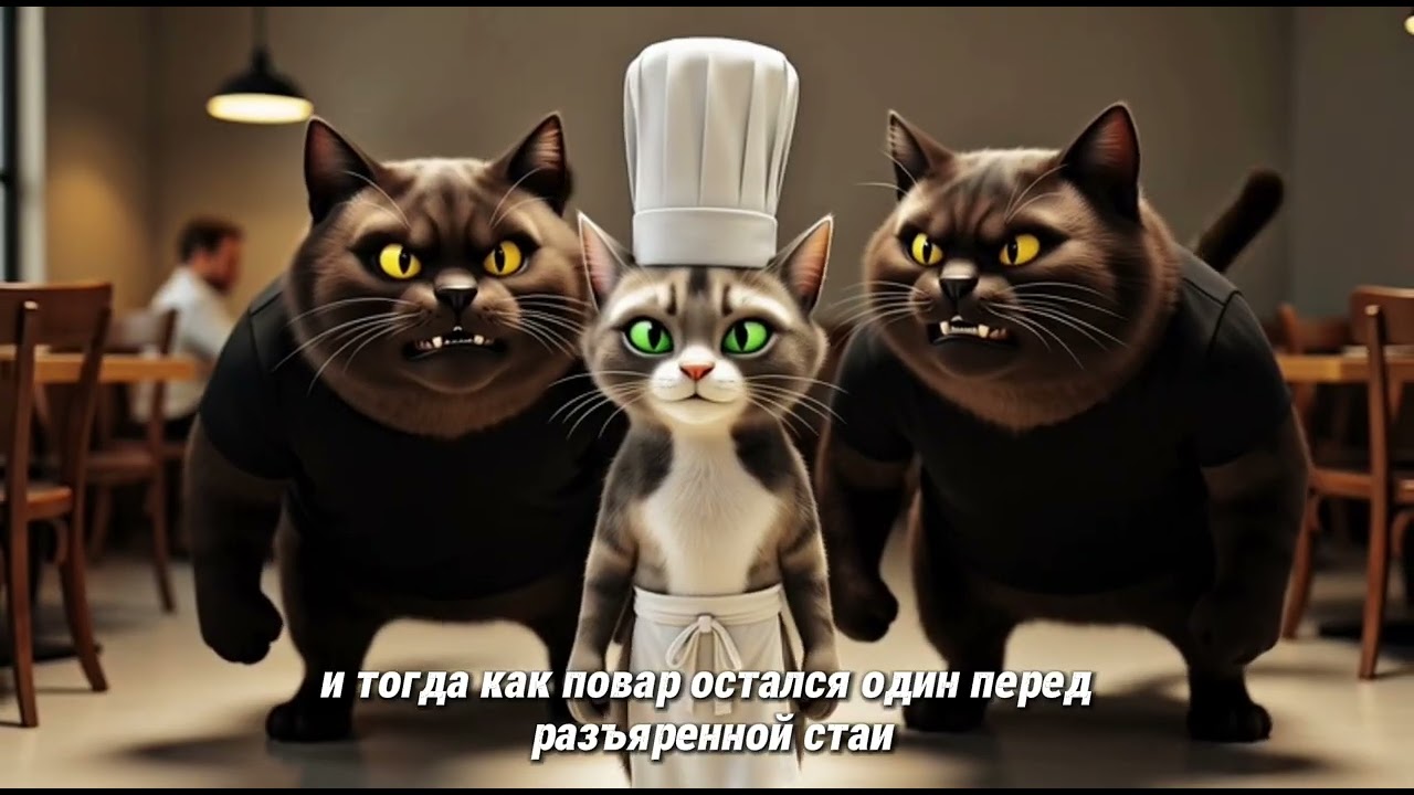 Кот-Повар. История про кота. Вымышленная История. 