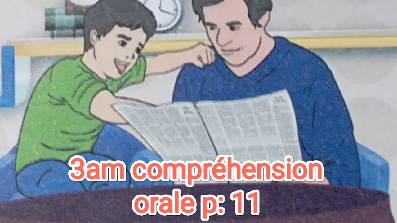 Activité de compréhension orale 3am, projet 1 séquence1