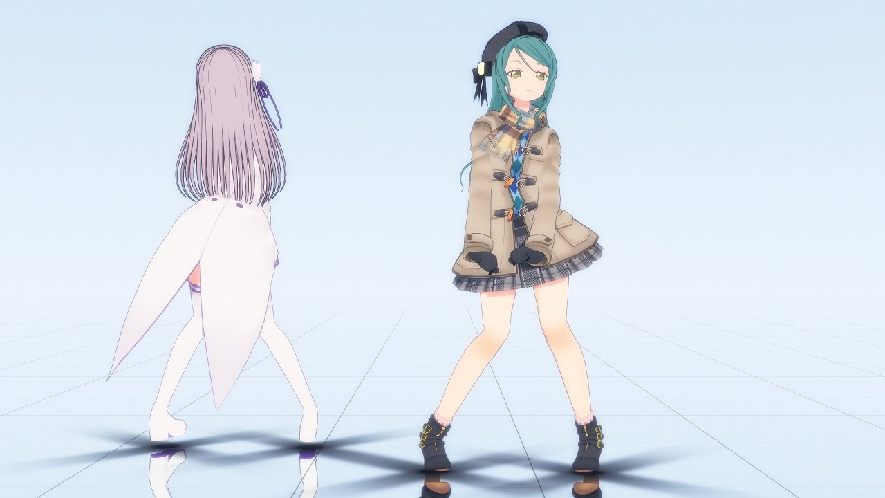 【MMDバンドリ】『Gimme×Gimme』by 氷川紗夜(冬服)＆湊友希那【Roselia/1440p】