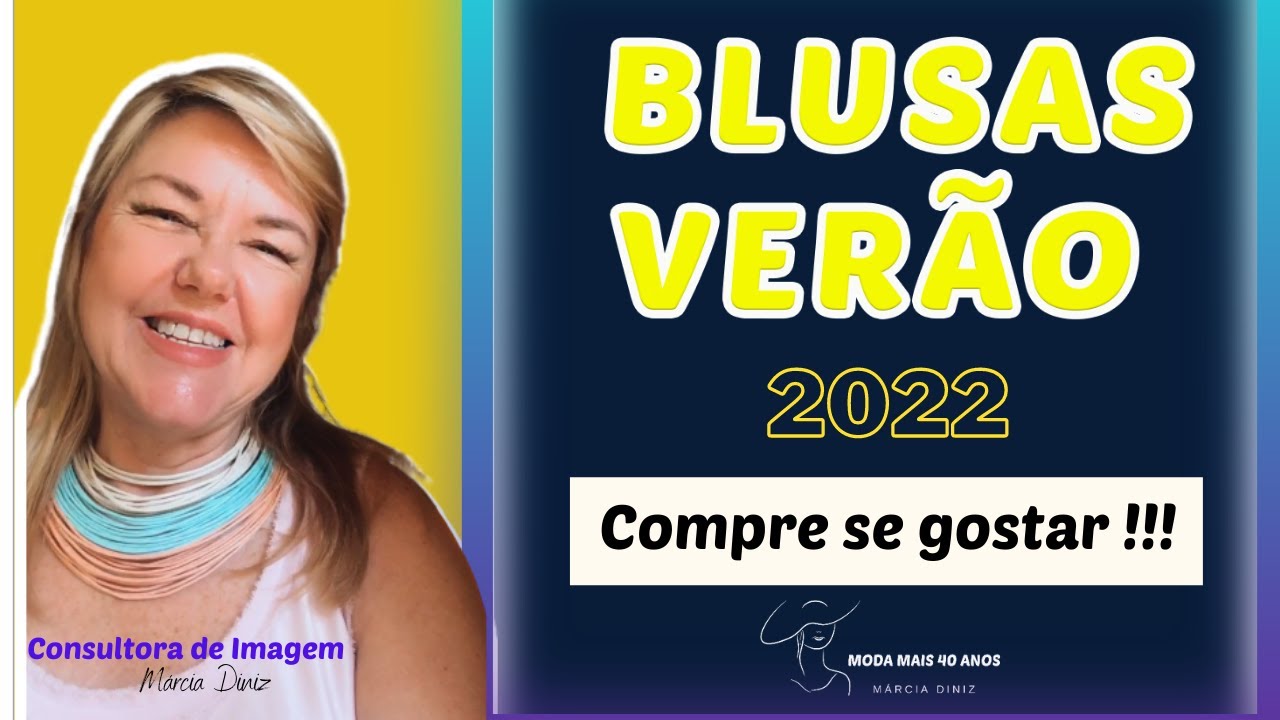 MODELOS DE BLUSAS VERÃO- 2022- Compre se gostar ! MODA MAIS 40 ANOS