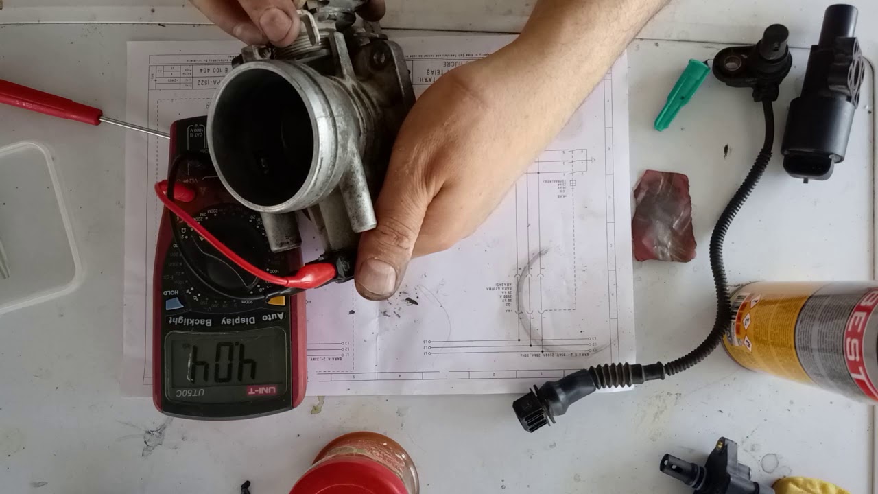 Gaz potansiyometresi kontrolü