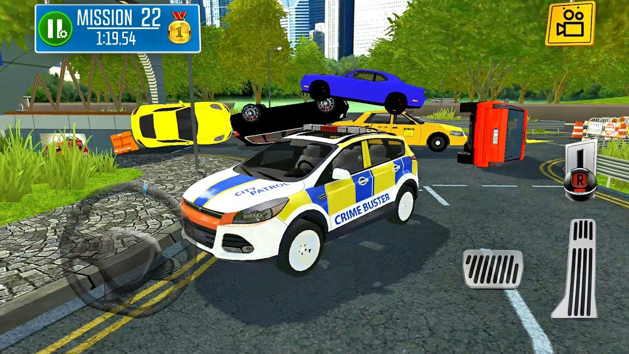 Multi Floor Garage Driver #2 Police Car - Android Gameplay FHD