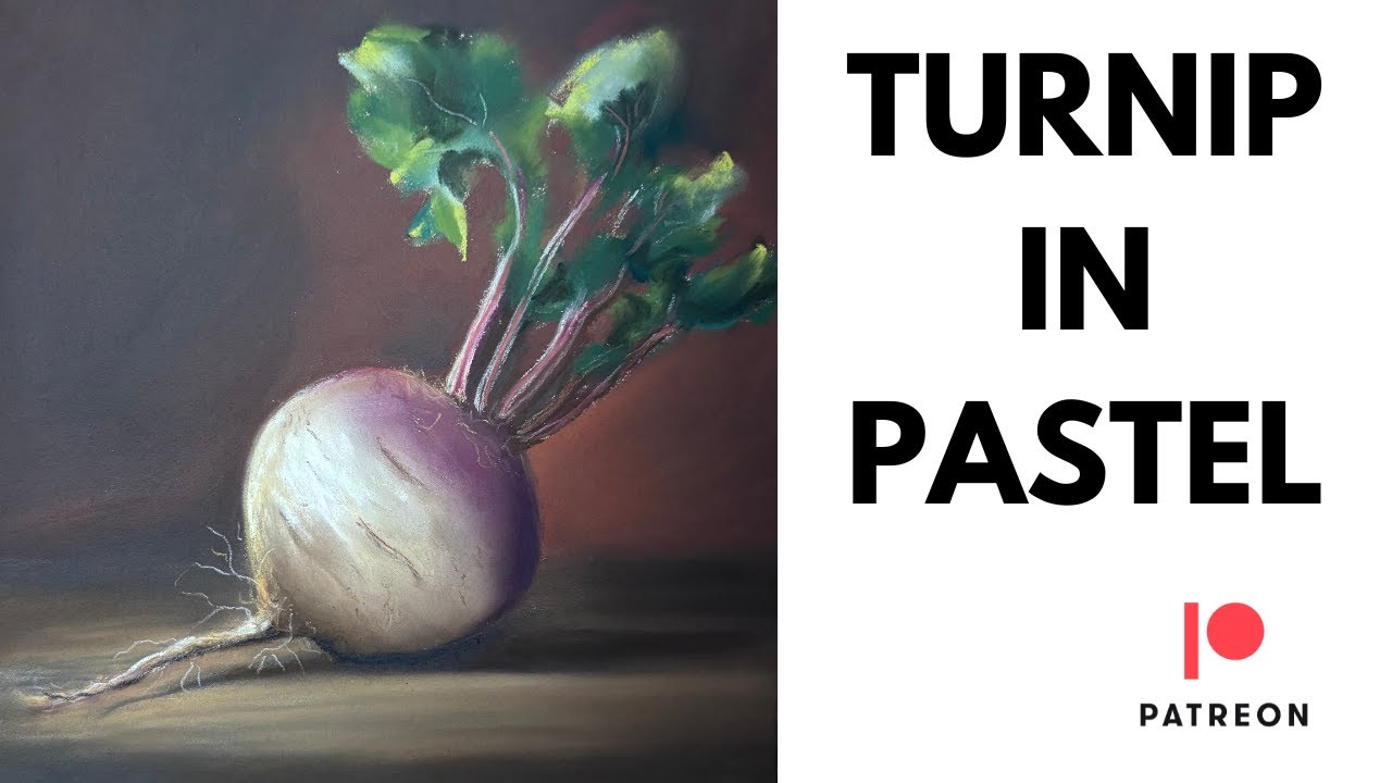 Turnip in Pastel - Timelapse