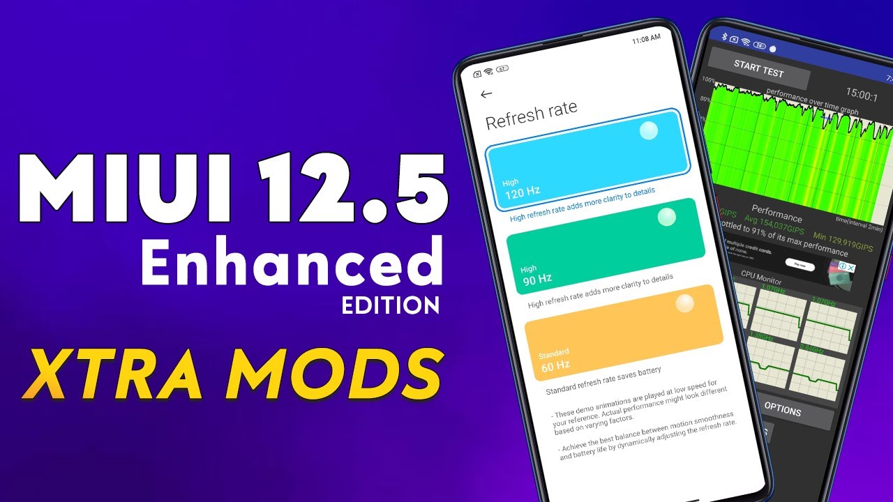 MIUI 12.5 Enhanced Edition XTRA Mods On MI 11X / POCO F3 / Redmi K40 | MIUI VN 12.5.5.0 ROM