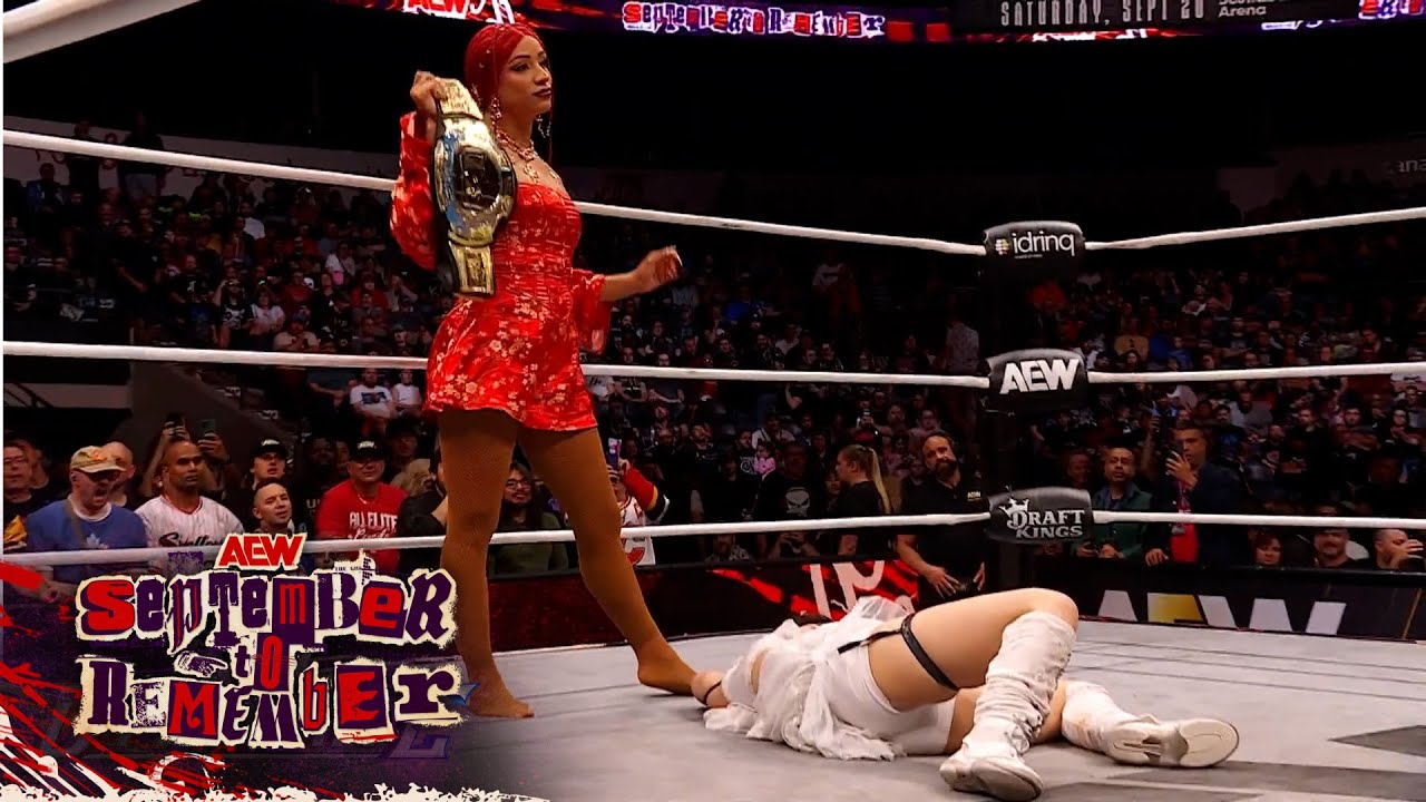 Mercedes Mon&eacute; g&oacute;ruje nad Riho przed galą AEW All Out! | AEW Dynamite, 17.09.2025