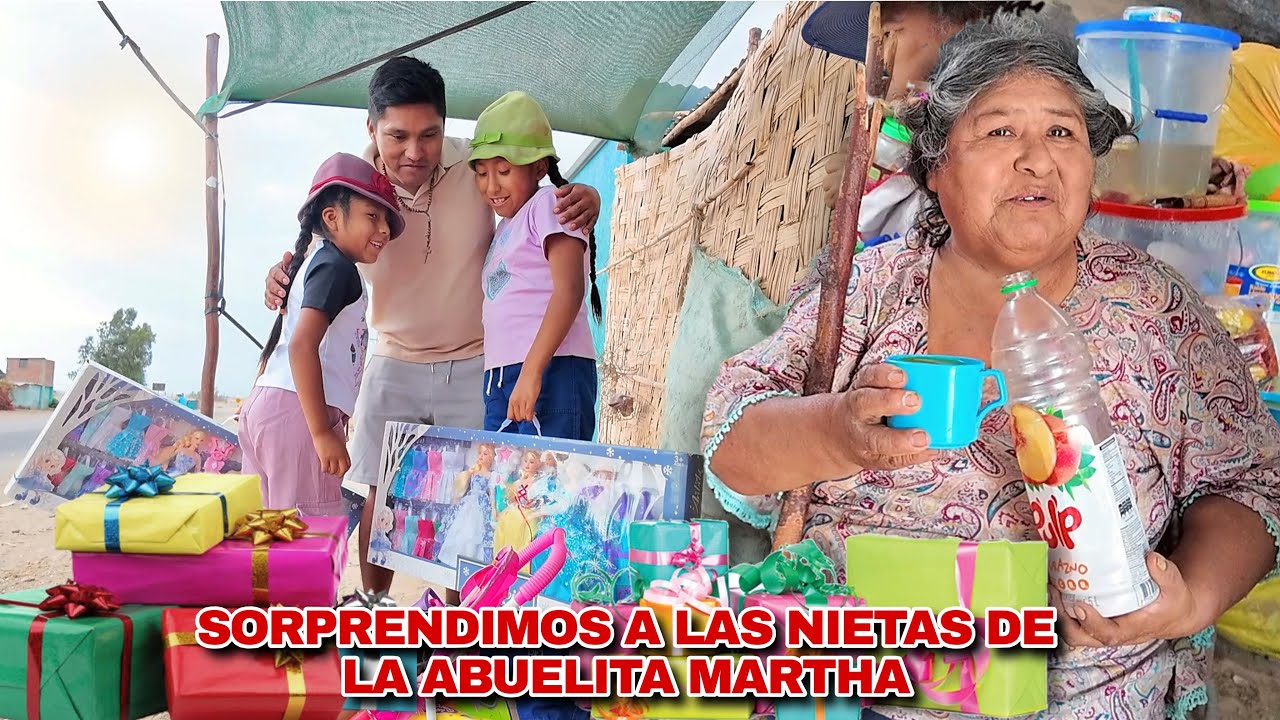 Sorprendimos a las nietas de la abuelita Martha y su reacción nos llenó el corazón