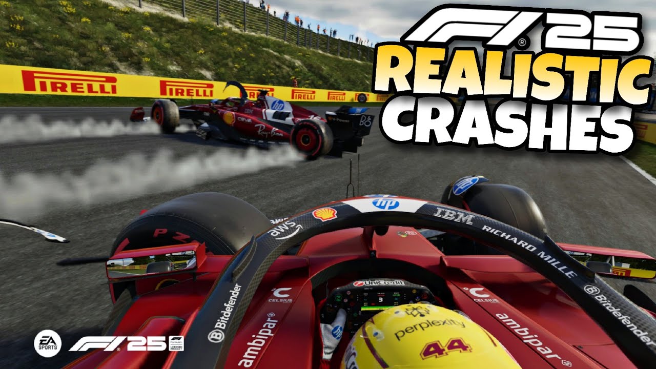 F1 25 REALISTIC CRASHES #9