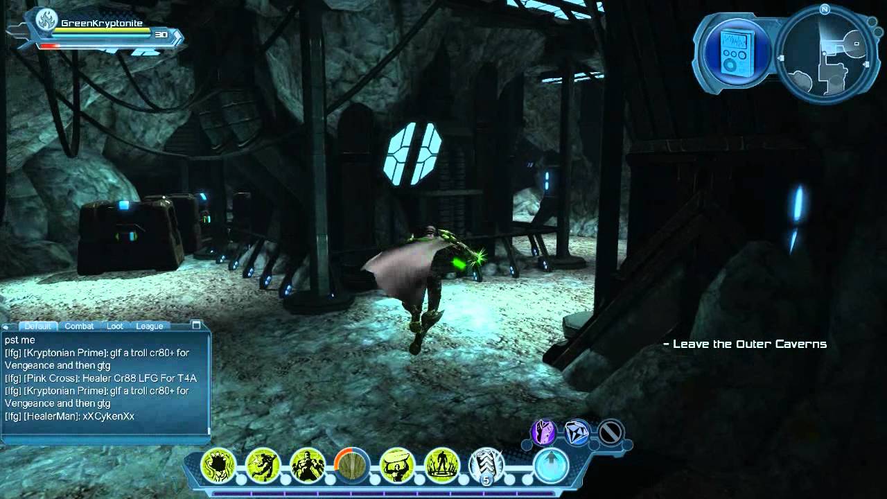 DCUO Outer Caverns Investigations and Briefings
