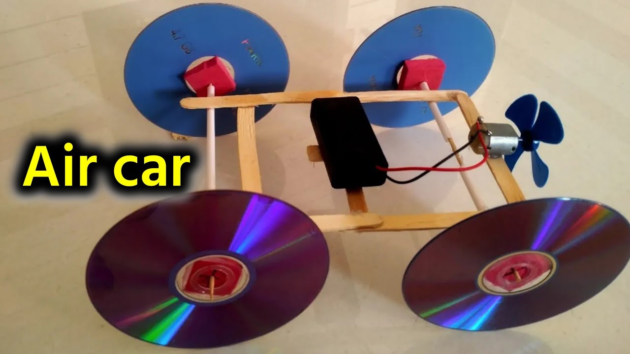 Air Powered Car DIY Project Science Working Model