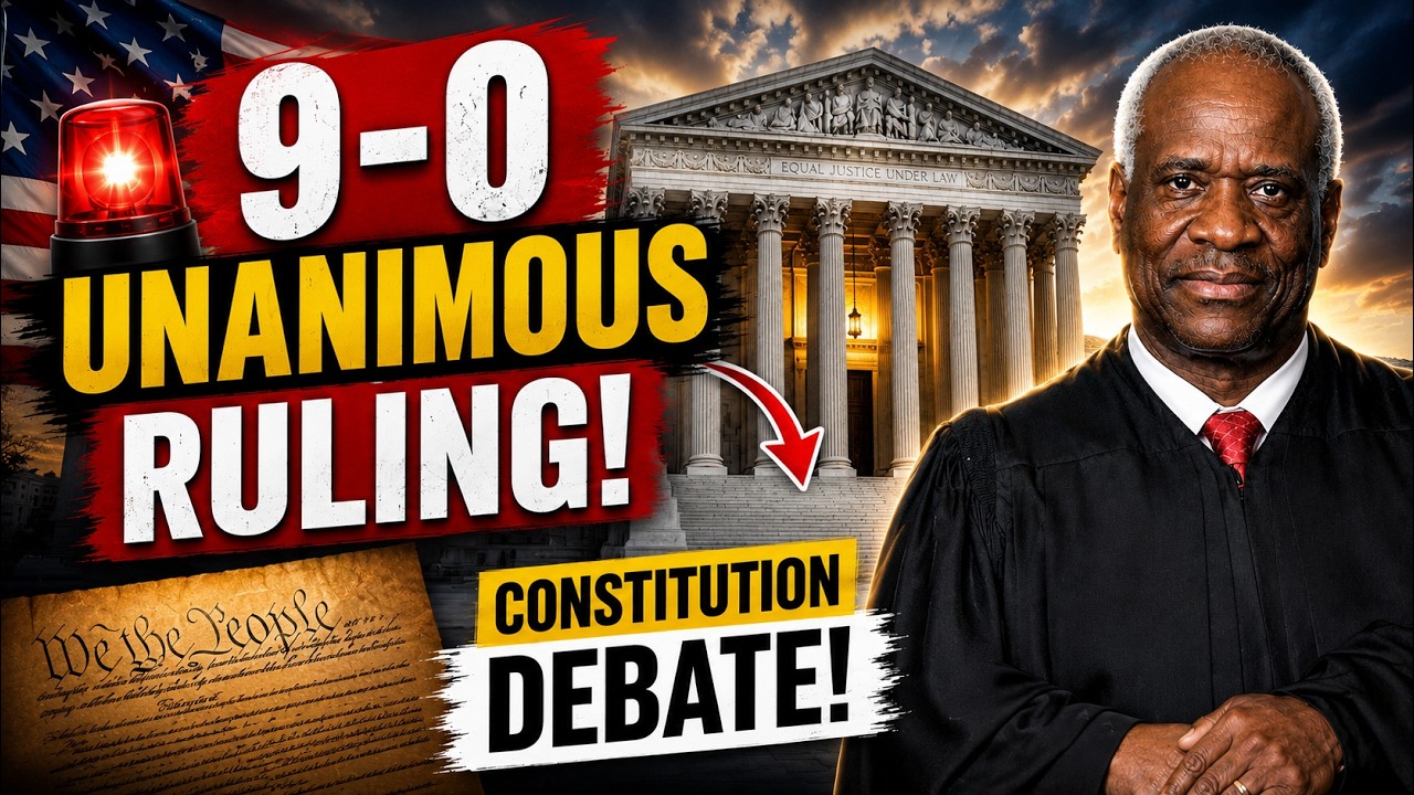 🚨 BREAKING: Supreme Court's 9&ndash;0 Unanimous Ruling Sparks Constitutional Debate